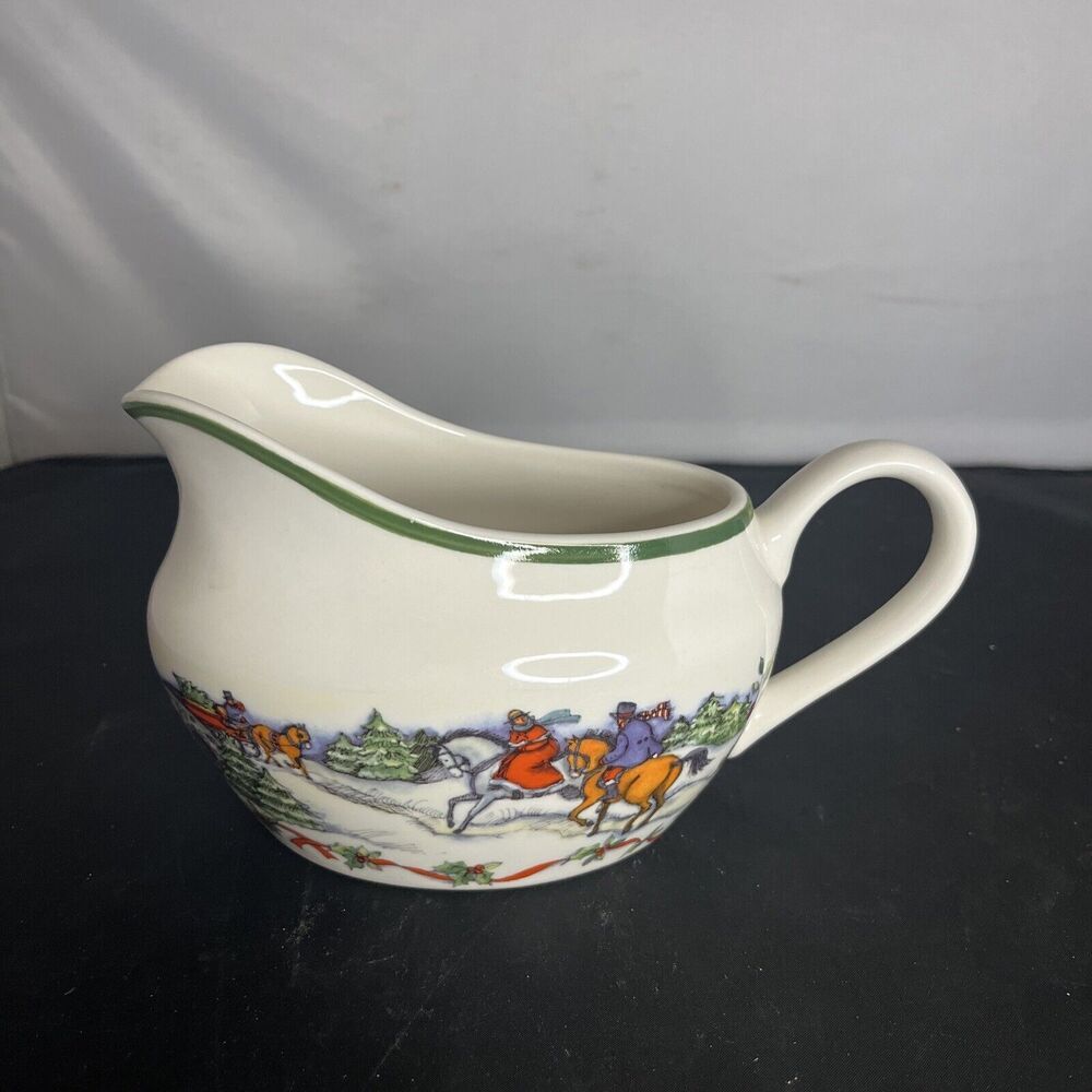 Certified International Winter Wonderland by Susan Winget Gravy Boat